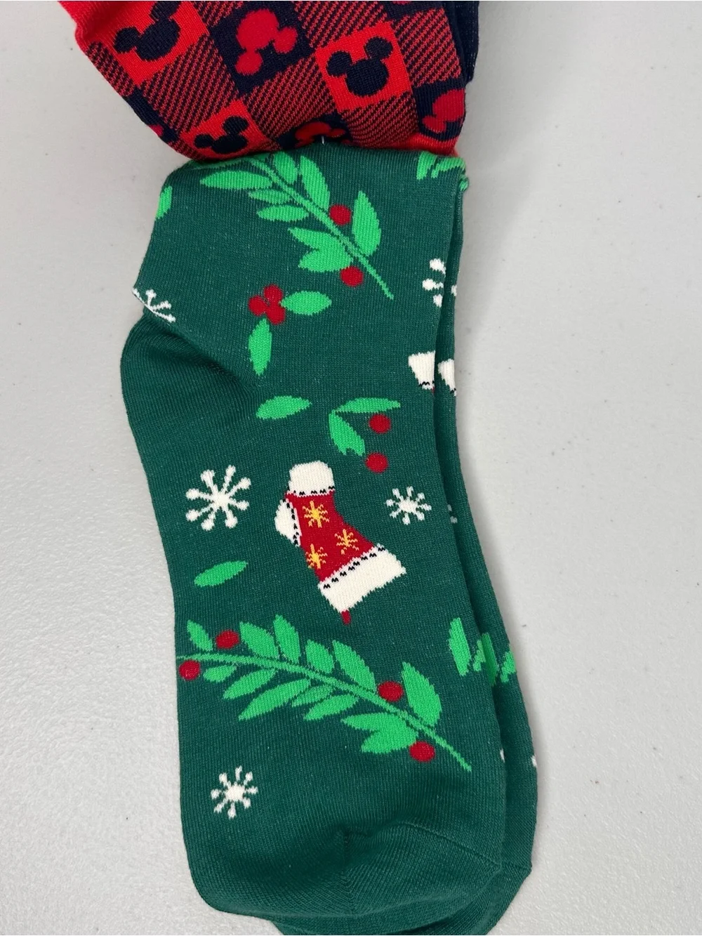 Old Navy Disney Mickey Christmas Socks 3-Pack NWT